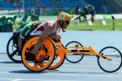 400 m Vorlauf im Rennrollstuhl , XV. Paralympische Sommerspiele Rio de Janeiro 2016