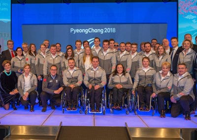 Team offiziell vereidigt und feierlich verabschiedet