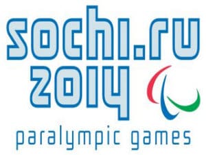 Abbildung des Logos der Paralympischen Spiele SOCHI 2014
