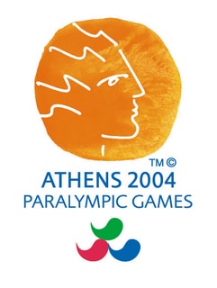 Abbildung des Logos der Paralympischen Spiele ATHEN 2004