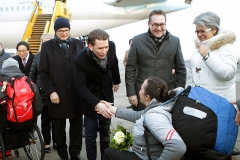 Empfang des oesterreichischen Paralympic Team am Flughafen Wien Schwechat