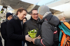 Empfang des oesterreichischen Paralympic Team am Flughafen Wien Schwechat
