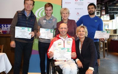 Medaillen-Prämienübergabe an erfolgreiches Paralympics-Team