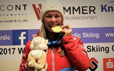 Carina Edlinger läuft zur nächsten GOLD-Medaille