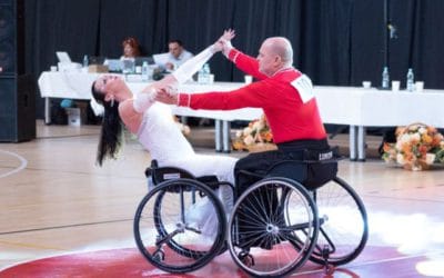 Großer Jubel beim österreichischen Team der Rollstuhltänzer/:innen