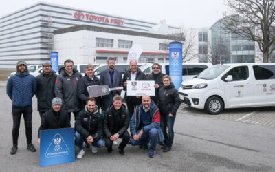 Toyota Frey Austria macht die Olympiazentren mobil