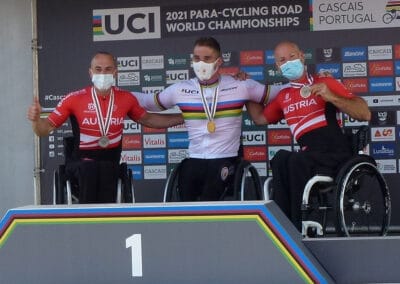Drei Medaillen bei der Paracycling-WM