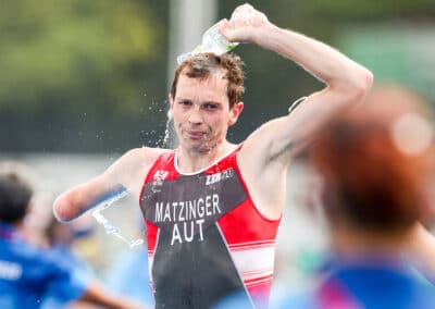 Matzinger: Triathlon-Premiere endet in den Top-Ten