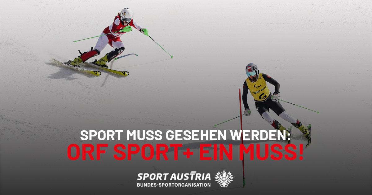 Das ÖPC sagt ORF Sport+ ein Muss! Österreichisches Paralympisches