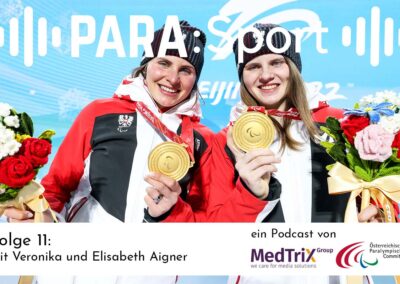 Podcast PARA:Sport – Folge 11 mit Veronika und Elisabeth Aigner