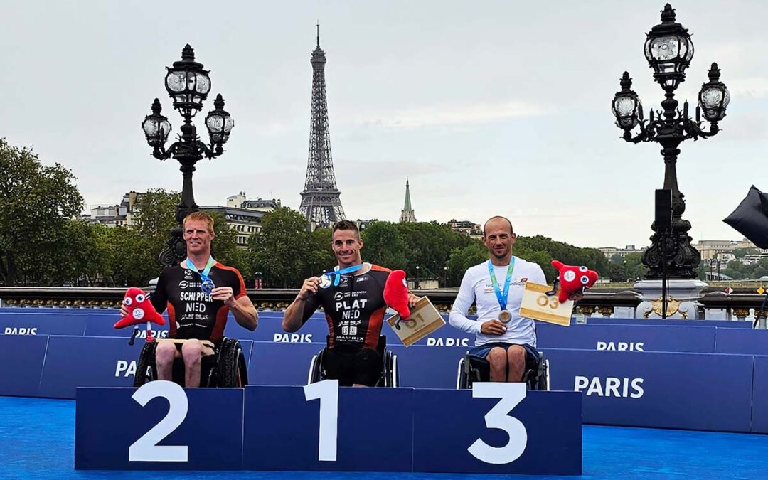 Podestplatz beim Paris-Test