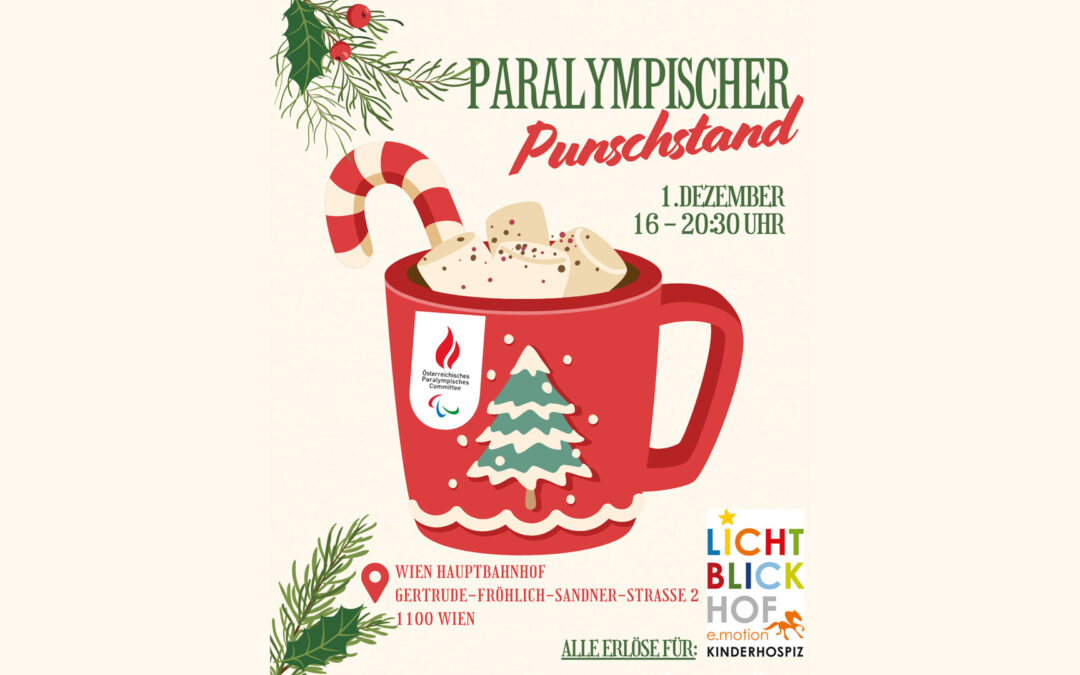 Punsch trinken für den guten Zweck