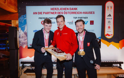 Goldfeier und emotionaler Abschied im Österreich-Haus